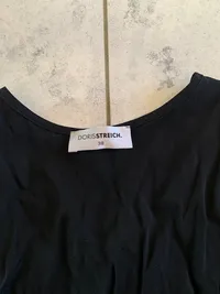 Doris Streich Damen Pullunder Gr. 38/M Schwarz Basic 3