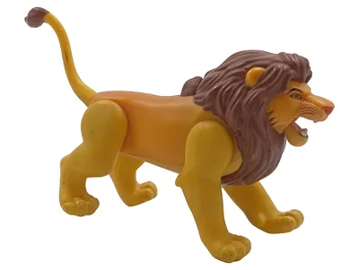 Mattel Spielfigur Löwe Gelb 13 cm König der Löwen Tierfigur Spielzeug