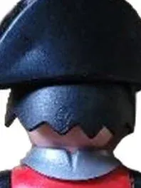 Playmobil Pirat Figur mit Dreispitz Hut rot schwarz Seeräuber