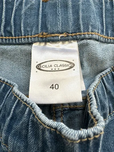 Cecilia Classics Damen Jeans Skinny Fit Blau Gr. 40 W31 L31