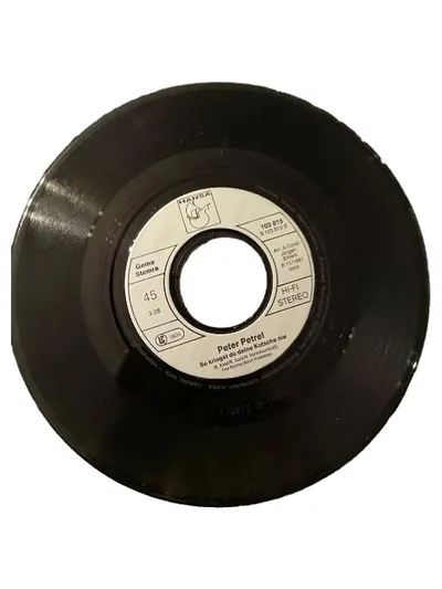 Peter Petrel - So kriegst du deine Kutsche nie - Vinyl Single 7" Hansa 1981