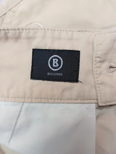 Bogner Damen Cargohose Beige Gr. 44 W35 XXL Casual Baumwolle