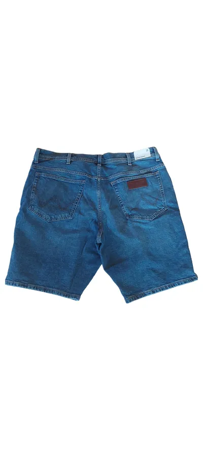 Wrangler Jeans Shorts Herren Blau Gr. 38 Casual