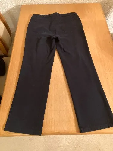 TONI Dress Damen Stoffhose Petrol Gr. 42 Baumwolle Klassisch