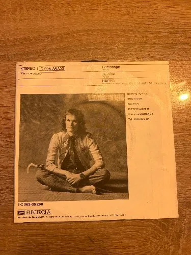 Harpo Horoscope Jessica 7" Vinyl Single Electrola Pop 70er Jahre Schlager