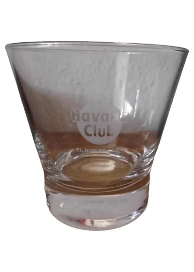 Havana Club Cocktailglas Tumbler Glas Transparent Logo 9cm