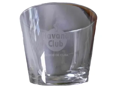 Havana Club Cocktailglas Tumbler Glas Transparent Logo 9cm
