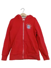 FC Bayern München Kinder Sweatjacke Hoodie Rot Gr. 128/140 1