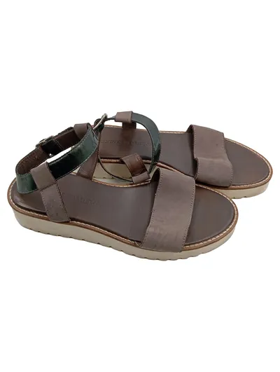 Melvin & Hamilton Plateausandalen Damen Gr. 39 Braun Casual