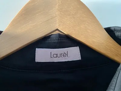 Laurèl Damen Hemdbluse Bluse Langarm Schwarz Gr. 34 XS Business