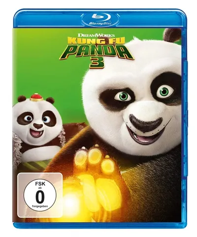 DreamWorks Kung Fu Panda 3 Blu-Ray Animationsfilm FSK 6-99