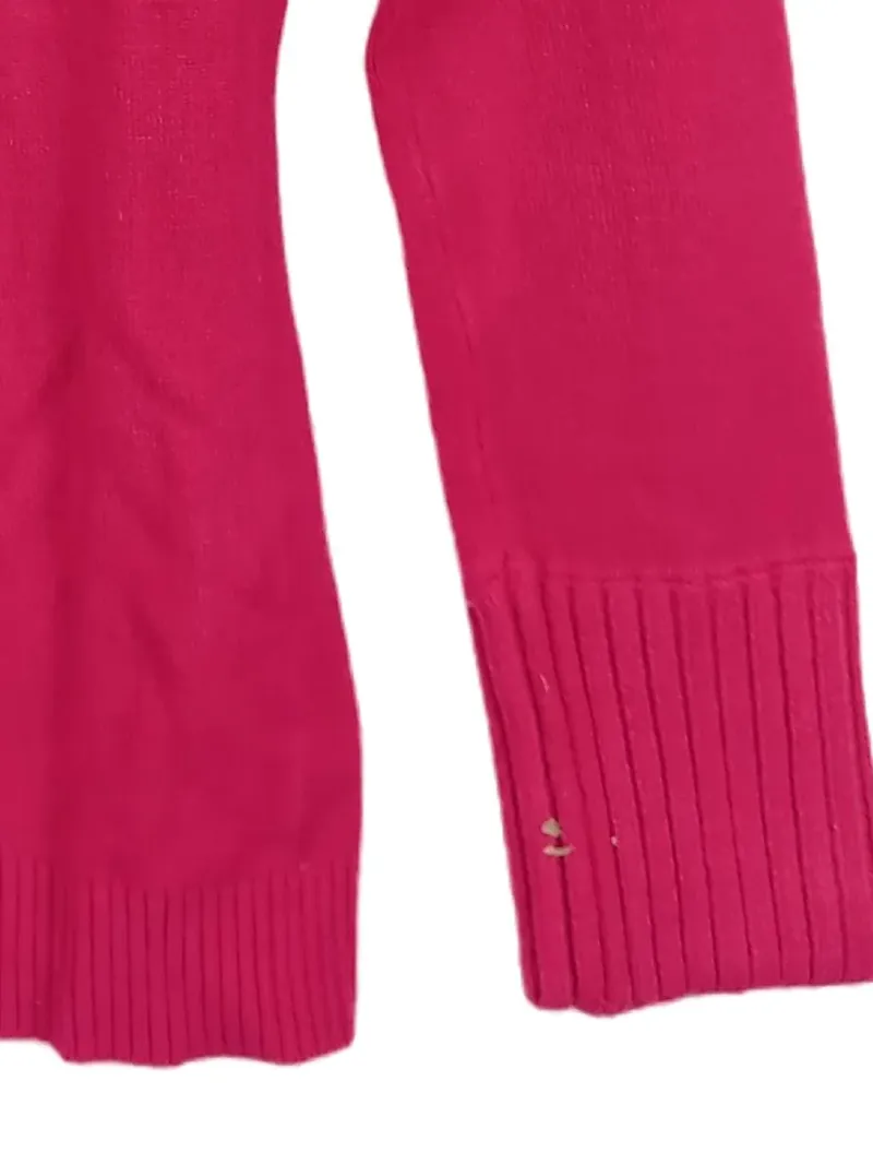 Camaïeu Damen Pullover Pink Gr. S Rundhals Langarm Strickpullover 4
