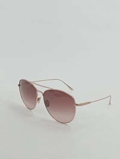Tom Ford Damen Sonnenbrille Flieger Pilotenbrille Elegant Luxuriös Metall