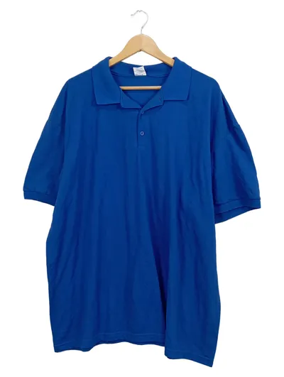 Gildan Herren Poloshirt Blau 3XL Casual Kurzarm Polo Shirt