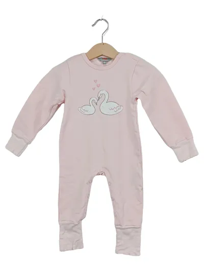 KANZ Baby Strampler Body Mädchen Rosa Gr. 62 Tiermotiv