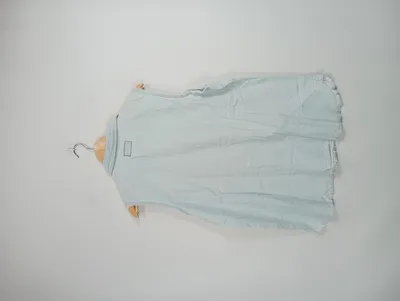 Current/Elliott Damen Bluse Jeanshemd Ärmellos Blau Gr. 40 Casual