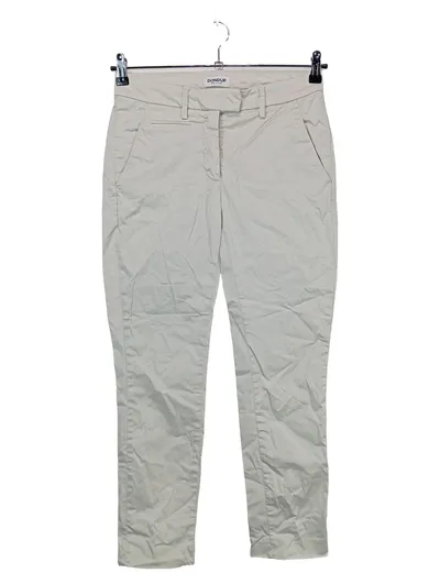 Dondup Damen Stoffhose Chino Beige Gr. 38 W29 M Casual