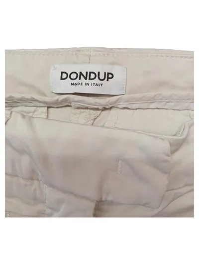 Dondup Damen Stoffhose Chino Beige Gr. 38 W29 M Casual