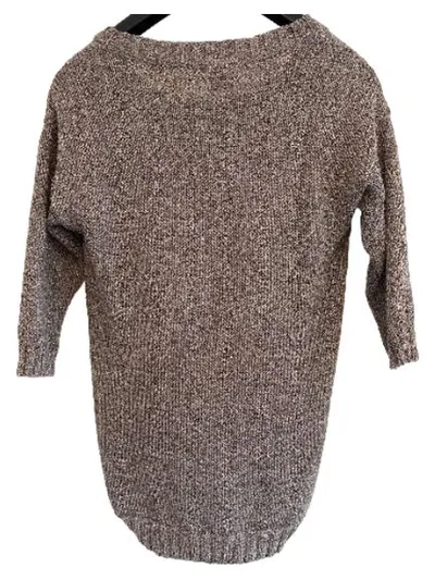VERO MODA Damen Strickpullover Gr. S Braun Meliert Casual