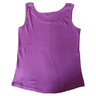 LERROS Damen Tanktop Lila Gr. 40/L Ärmellos Basic Freizeit