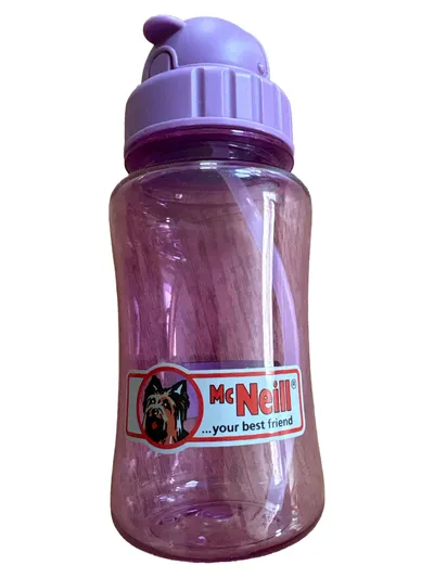 McNeill Trinkflasche Kinder Lila Kunststoff Hund Motiv 18cm Alltag