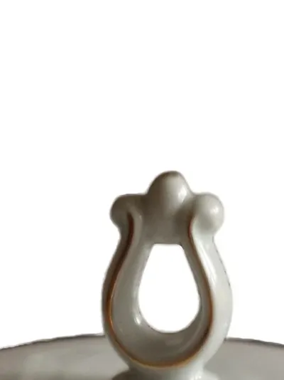 KAHLA Suppenterrine Porzellan 30cm Weiß Abstrakt Metallic-Look Festlich