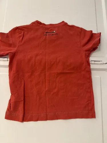 Engelbert Strauss Kinder T-Shirt Werkzeug Motiv Rot Gr. 98/104 2