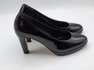 Gabor Damen Pumps Lackleder Schwarz Gr. 37, 5 Elegant