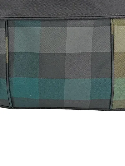 Dakine Sporttasche Damen Kariert Grau Grün Gelb Freizeittasche 45x30cm