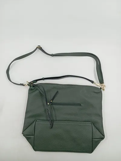 Emily & Noah Beuteltasche Damen Grün 42x34 cm Polyester Uni
