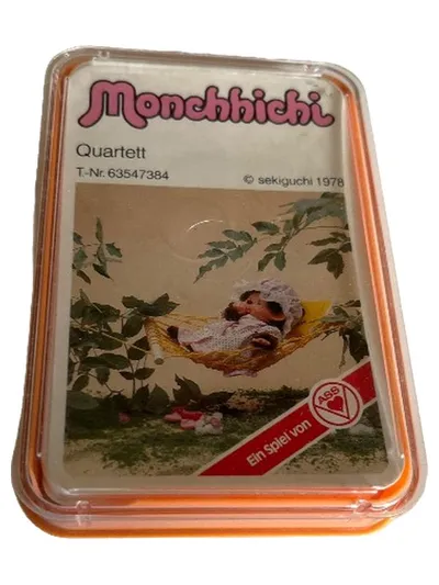 ASS Monchhichi Quartett Kartenspiel 1978 Vintage Sekiguchi Sammlerstück