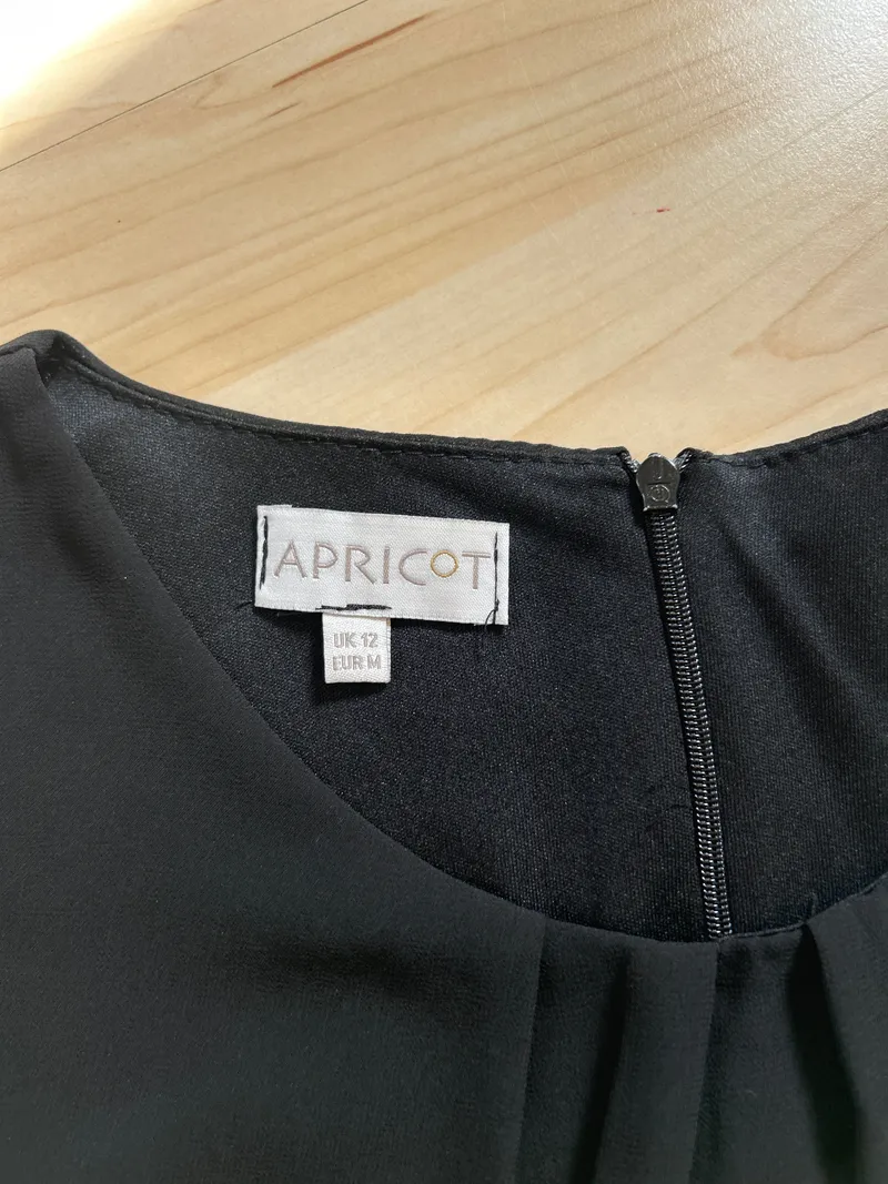 Apricot Damen Festliches Kleid Gr. 38/M Schwarz Elegant Gestreift 4