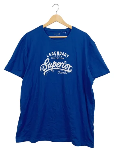 ERGEENOMIXX Herren T-Shirt Superior Champion College Team Blau XXL