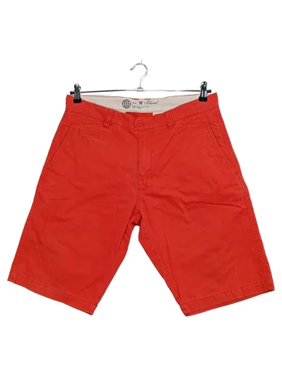 BLEND Herren Chino Shorts Rot Gr. M W32 Bermuda Kurze Hose Baumwolle