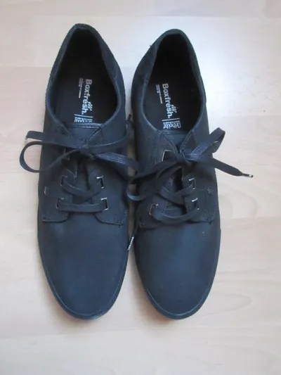 Boxfresh Herren Sneaker low Gr. 44 Schwarz Casual Freizeitschuh