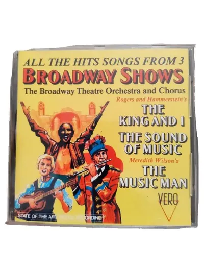 Broadway Shows Hits CD - King and I, Sound of Music, Music Man - Orchester