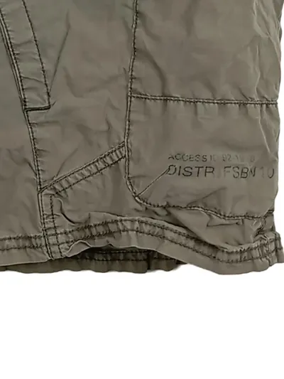 Fishbone Herren Cargo Shorts Oliv Gr. L Baumwolle Casual