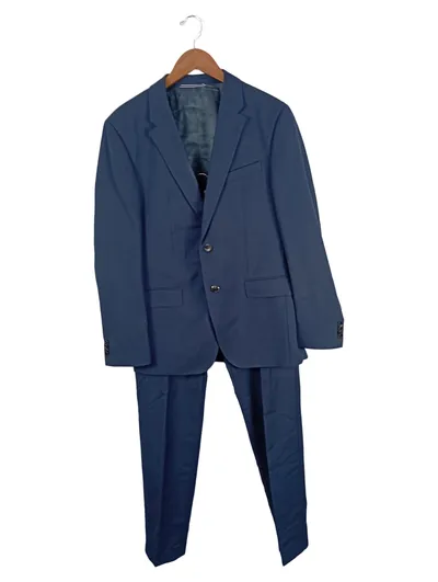 Tommy Hilfiger Herren Anzug 52/XL Blau Business Sakko Hose Set