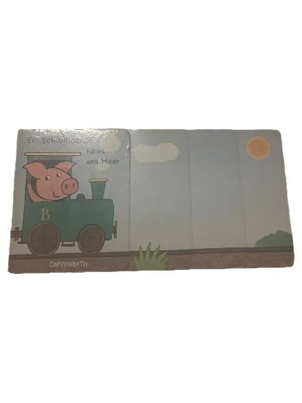 Ein Schweinchen fährt ans Meer Coppenrath Babybuch Pappbuch Kleinkind 1