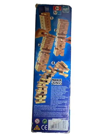 Jenga Original Parker Stapelspiel Holz Klassiker Familienspiel