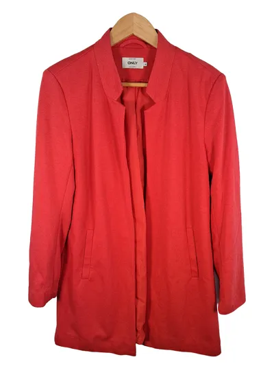 ONLY Damen Cordjacke Jacke Rot Gr. 38 M Klassisch Freizeit