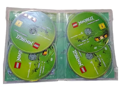 LEGO Ninjago Komplettbox DVD alle Folgen TV-Special Disc 1-4 Deutsch