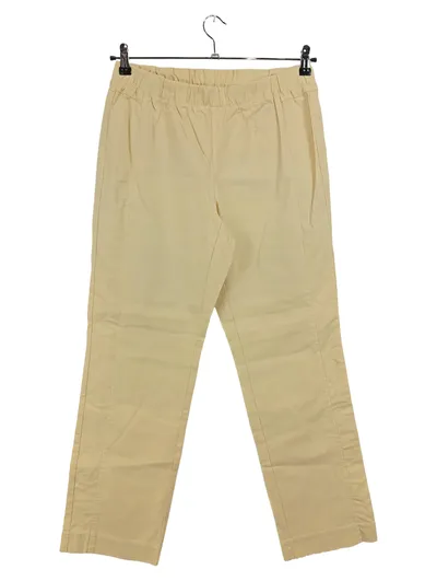 Atelier GS Stoffhose Damen Gr. 44 Beige Elastikbund Casual