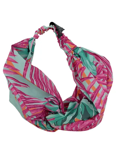 ZARA Haarband Damen S/M Mehrfarbig Blumenmuster Farbenfroh Haarschmuck