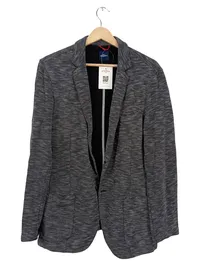 Engbers Herren Sakko Gr. M/50 Grau Meliert Baumwolle Casual 1