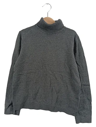 Zara Kinder Rollkragenpullover Grau Gr. 130 (8-9 Jahre) Basic