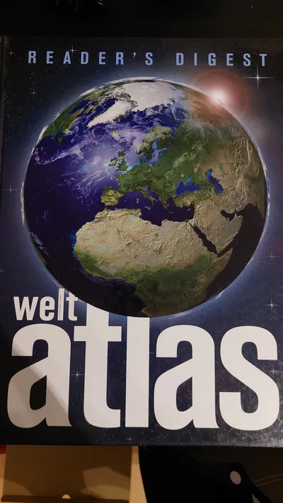 Reader's Digest Weltatlas Hardcover Landkarte Geographie Buch Deutsch