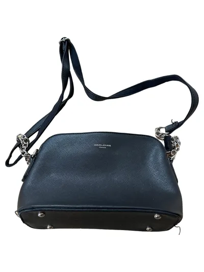 David Jones Damen Umhängetasche Schwarz Crossbody Tasche 25x17cm