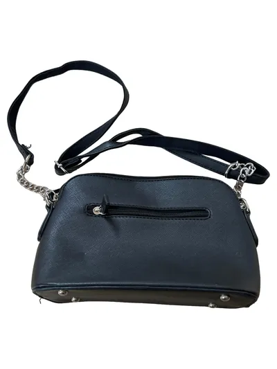 David Jones Damen Umhängetasche Schwarz Crossbody Tasche 25x17cm