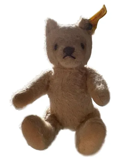 Steiff Teddybär Mini 0201/18 Knopf im Ohr Beige Klassisch 20cm